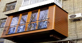 Внешняя отделка балкона Нижнекамск цена от 1048 руб. м/2.